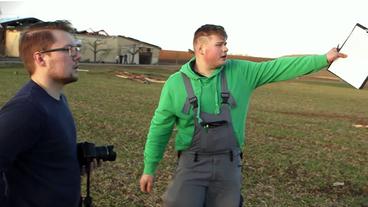 Bild: BR Simon (re.) und Dominik sind Sturmjäger bei der "Sturmjagd Unterfranken"