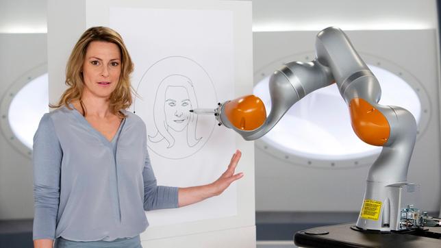 Malen können wie Picasso - welcher Hobbyzeichner hat davon nicht schon von geträumt! Anja Reschke stellt einen Roboter vor, der die Führung unserer Hand übernimmt und uns dadurch neue Fertigkeiten beibringt. Mehr dazu in Wissen vor acht - Zukunft.