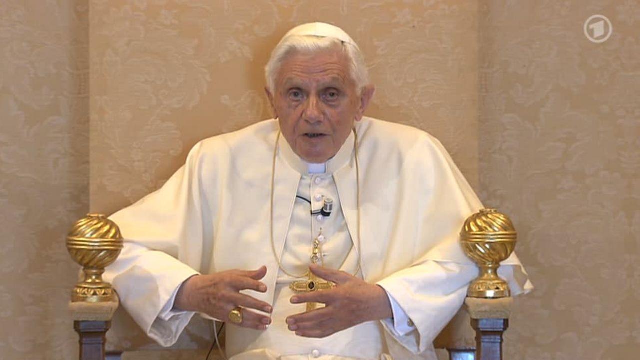 Video Spricht Papst Benedikt Das Wort Zum Sonntag Ard Das Erste