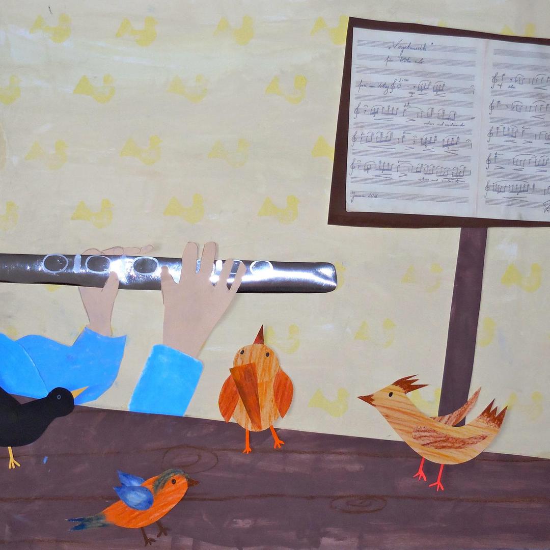 Der Zaunkönig und die silberne Flöte. Ein musikalisches Bilderbuch. Familienkonzert. Ab 6 Jahren.・Bild: BR Der Zaunkönig und die silberne Flöte. Ein musikalisches Bilderbuch. Familienkonzert. Ab 6 Jahren.