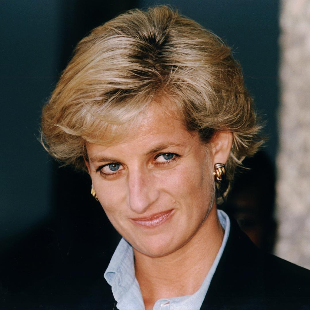 geschiedene Frau des britischen Thronfolgers, Prinz Charles, am 16.1.1997 in Luanda/Angola.