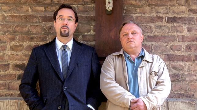 Bild: WDR/Wolfgang Ennenbach Frank Thiel (Axel Prahl, r) und Prof. Boerne (Jan Josef Liefers)