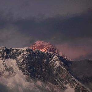 Luftaufnahme des "Mount Everest".