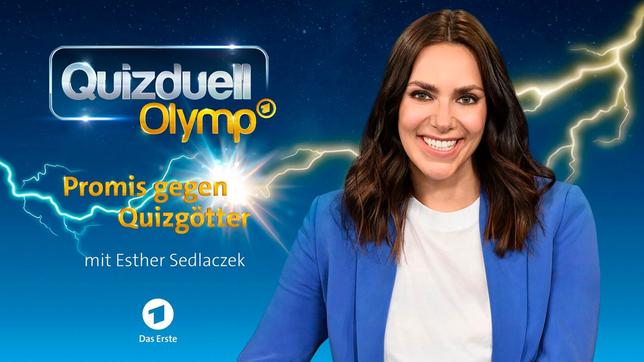 Bild: ARD/Uwe Ernst/Serviceplan Berlin ARD QUIZDUELL-OLYMP immer freitags um 18.50 Uhr im Ersten - Esther Sedlaczek präsentiert künftig den "Quizduell-Olymp" im Ersten. Ihre Premiere feiert die Moderatorin am 26. August 2022