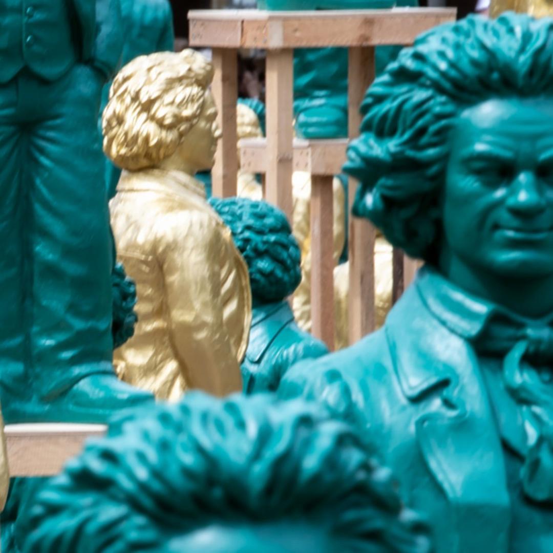 Statuen von Ludwig van Beethoven
