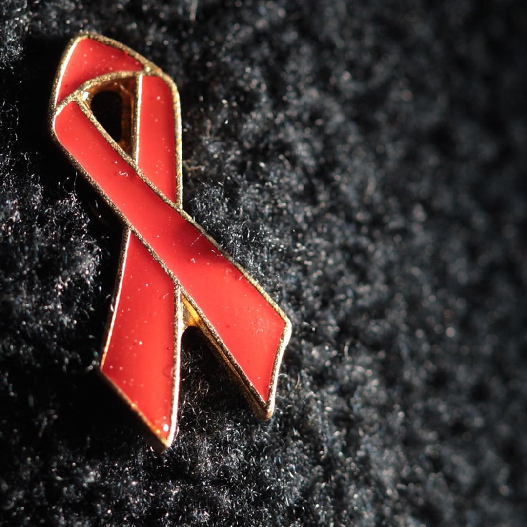 Eine Aids-Schleife Eine Aids-Schleife