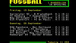 10. Spieltag in der 1. Bundesliga (1989)