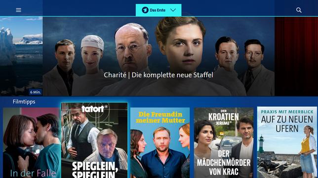 Bild: DasErste.de Das Erste in der ARD Mediathek (HbbTV)
