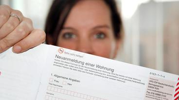 Antragsformular "Neuanmeldung einer Wohnung"