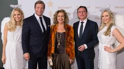 Volker Herres mit Michaela May und Henning Baum