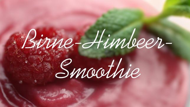 Birne-Himbeer-Smoothie 