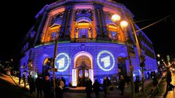 Prominenz aus Film und Fernsehen beim traditionellen Empfang "Blue Hour" des Ersten Deutschen Fernsehens und der ARD Degeto im Museum für Kommunikation in Berlin (Foto) am Freitag, 16. Februar 2018 anlässlich der Berlinale 2018.