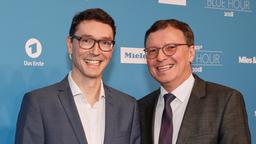 Zahlreiche Stars folgten der Einladung von DEGETO Produktionschef Sascha Schwingel (li.) und ARD-Programmdirektor Volker Herres.