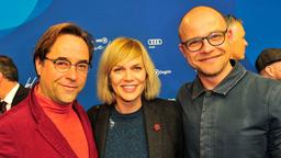 Die Schauspieler Jan Josef Liefers, Anna Loos und Matthias Koeberlin (von links).