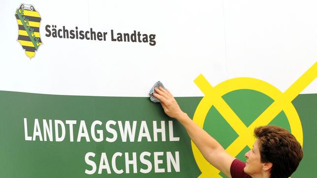 Bild: dpa Landtagswahl in Sachsen
