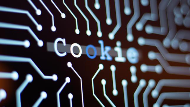 Schriftzug "Cookie" auf Leiterplatte