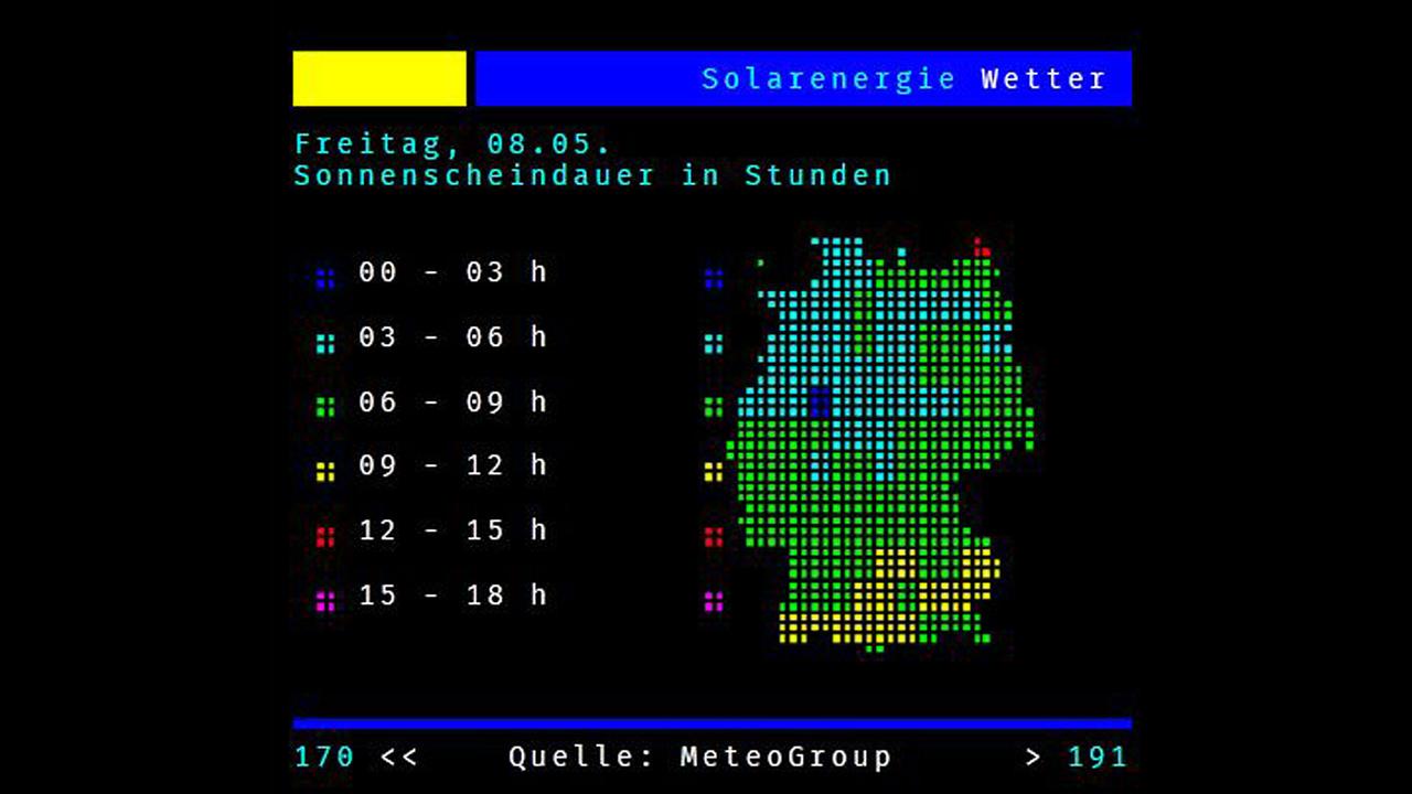 Screenshot Teletext S. 190