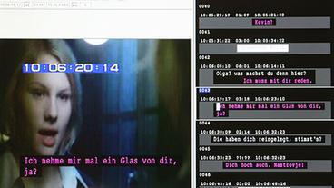 Bild: ARD-Text Screen der Untertitel-Software