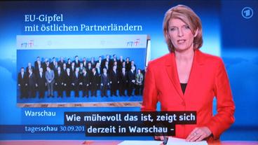 Bild: ARD-Text Untertitel bei der "tagesschau"