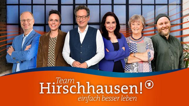 Bild: ARD/WDR/Ansager&Schnipselmann/Ulrich Schepp, Julia Feldhagen, Jenny Sieboldt, Henning Ross, Michele Arpe Team Hirschhausen: Sven Plöger, Katharina Adick, Dr. Eckart von Hirschhausen, Dr. Yael Adler, Johanna Höfel und Philipp Zitterbart (v.l.n.r.)