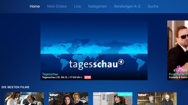 Das Erste App für Apple TV