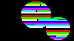 ARD Text Teletext Art Festival ITAF 2014: "Spectrum balls" by Kim Asendorf