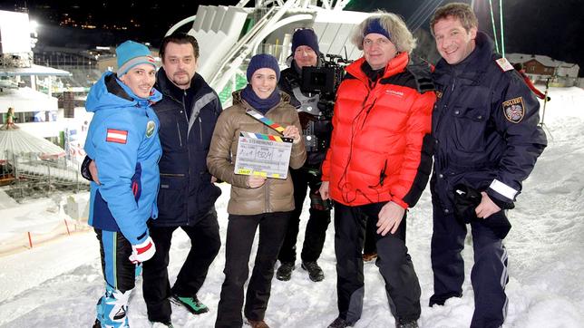 Von links nach rechts: Christopher Schärf, Hary Prinz, Miriam Stein, Peter von Haller, Wolfgang Murnberger, Johannes Zeiler