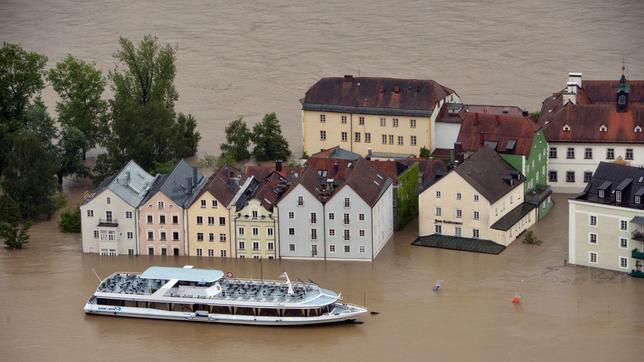 Bild: dpa Hochwasser in Passau