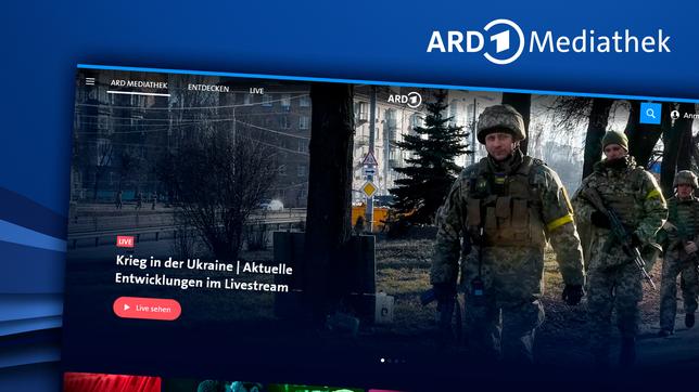 ARD Mediathek - gebündelte Infos zum Krieg in der Ukraine, Hintergründe, Dokus