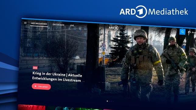 Bild: ARD ARD Mediathek - gebündelte Infos zum Krieg in der Ukraine, Hintergründe, Dokus