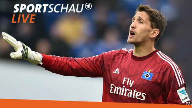 Bild: dpa/ARD René Adler spielt in der Relegation mit dem HSV gegen den KSC.