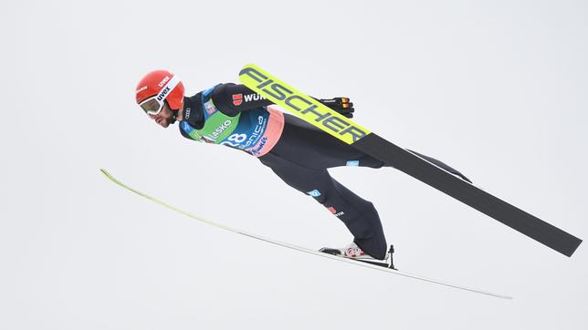 Skifliegen: Markus Eisenbichler aus Deutschland in Aktion.