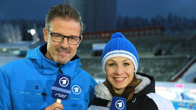 Magdalena Neuner und Michael Antwerpes 