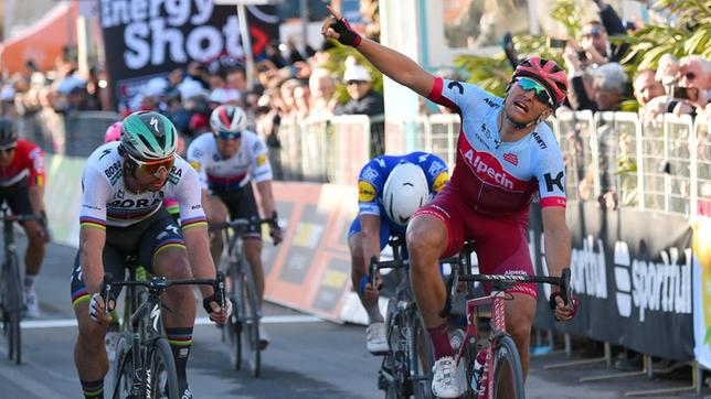 Bild: dpa/Belingheri Marcel Kittel auf der sechsten Etappe bei Tirreno-Adriatico