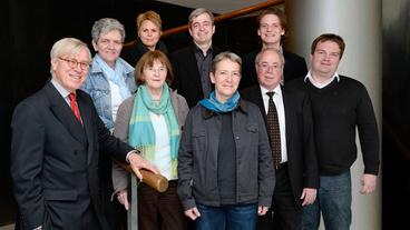 Bild: BR/Theresa Högner Die Mitglieder des Programmbeirats (unten, v.l.n.r.): Dr. Paul Siebertz, Geesken Wörmann, Judith von Witzleben-Sadowsky, Walter Spieß, Markus Weber; (unten, v.l.n.r.) Marliese Klees, Susan Ella-Mittrenga, Monsignore Stephan Wahl, Stefan Gebhardt