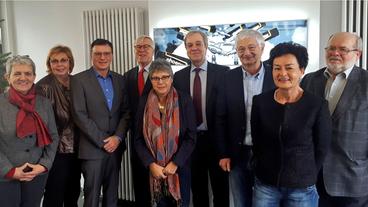 Der ARD-Programmbeirat bei seiner turnusgemäßen Sitzung bei phoenix in Bonn im Dezember 2016.