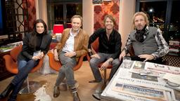 Thomas Gottschalk mit Christine Neubauer, Peter Kraus und Mike Kraus (2.v.r.)