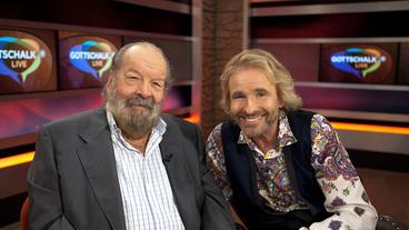 Thomas Gottschalk und Bud Spencer (l.)