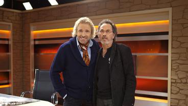 Thomas Gottschalk (l.) mit Hugo Egon Balder