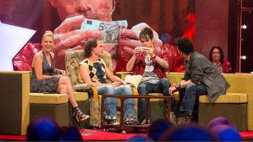Bild: MDR/Andreas Wünschirs v.l.: Stefanie Hertel, Olaf Schubert, Die Ehrlich Brothers