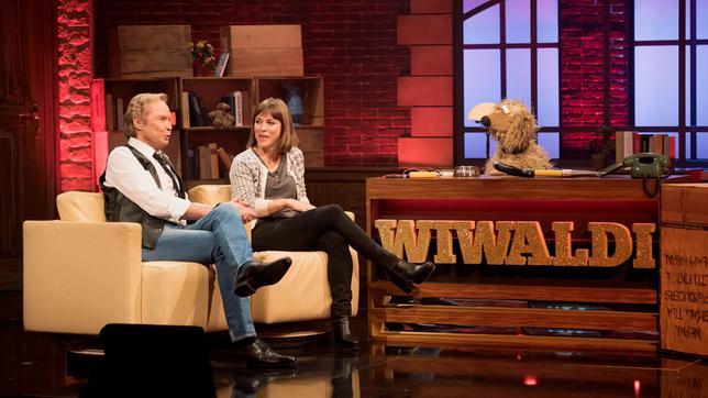 Bild: WDR/Klaus Görgen Heute zu Gast bei Wiwaldi (r): Anneke Kim Sarnau und Peter Kraus
