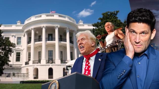 Bild: NDR Donald Trump an der Leine des Kremls