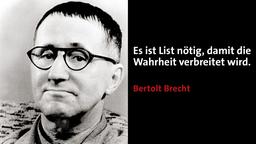 Brecht-Zitate zum Durchklicken