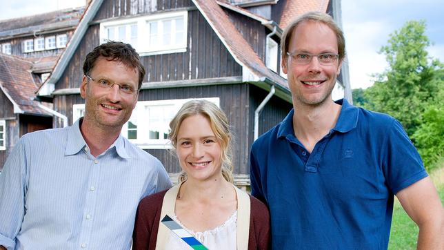 Christoph Röhl, Julia Jentsch und NDR-Produzent Hans-Hinrich Koch