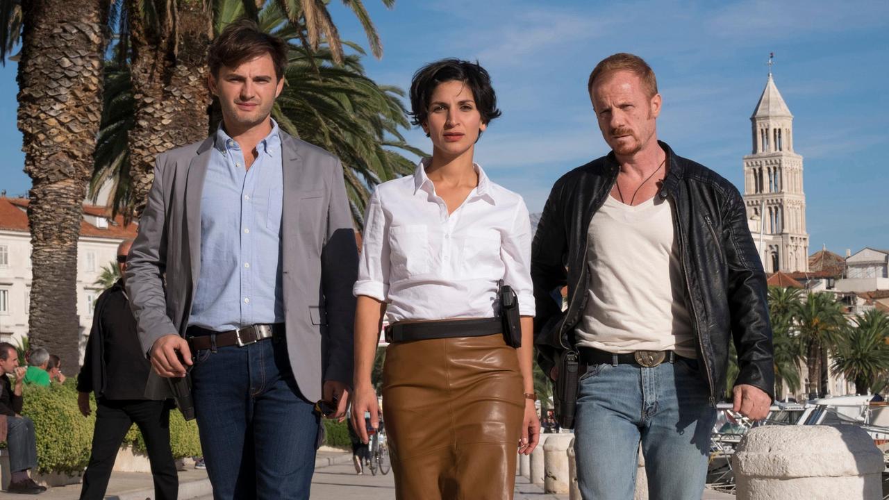Das Team der Mordkommission von Split: Branka Marić mit ihren Kollegen Emil Perica und Borko Vucevic.