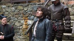 Die Musketiere: Athos (Tom Burke) soll hingerichtet werden.