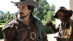 Die Musketiere: Aramis (Santiago Cabrera) wird von einem Unbekannten bedroht.