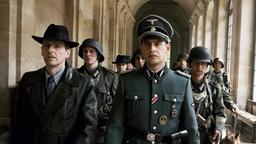 Sturmbannführer Heindrich (Moritz Bleibtreu) und Pierre (Julien Bosselier)