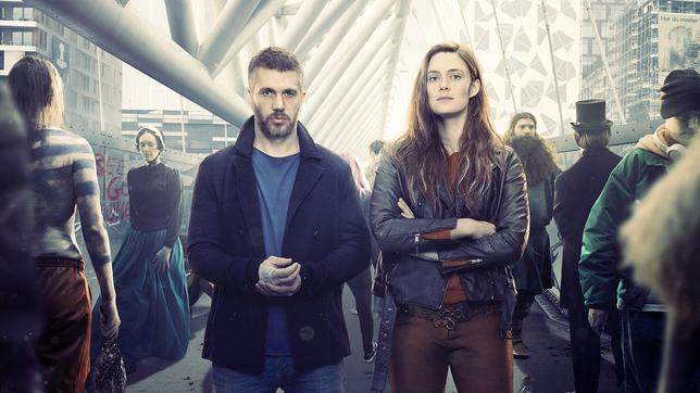 Bild: HBO Nordic Polizeikommissar Lars Haaland (Nicolai Cleve Broch) und seine Kollegin Alfhildr (Krista Kosonen)