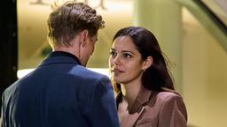 Auf Augenhöhe: Valerie Hazard und Max Lentor.